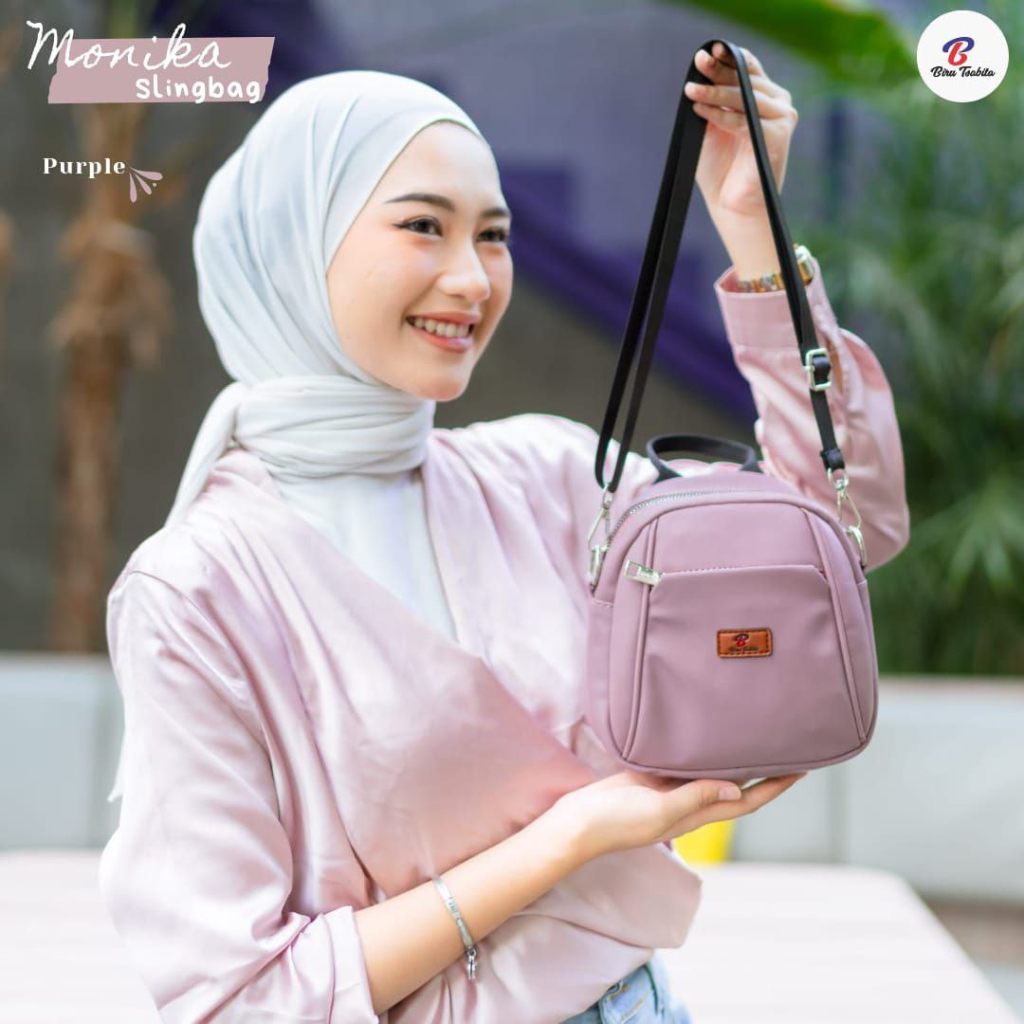 TERMURAH TAS SELEMPANG WANITA MONIKA BAG BY BIRU TSABITA, SLING BAG DAN SHOULDER BAG MONIKA BY BIRU TSABITA