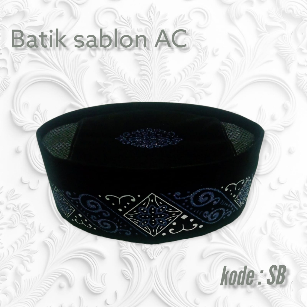 Songkok Batik Motif, SABLON AC