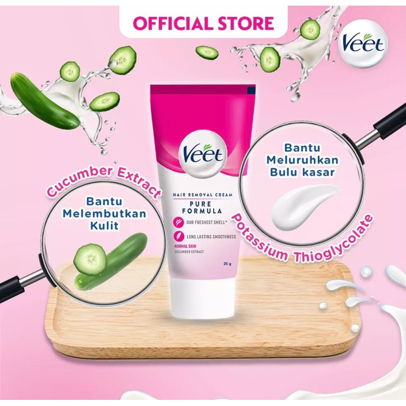 Veet Hair Remover Cream Perontok Bulu Penghilang Bulu