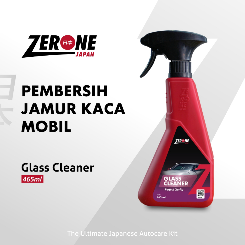 Zerone Japan Glass Super Cleaner 465 ML Penghilang Noda Jamur pada Body Kaca Mobil