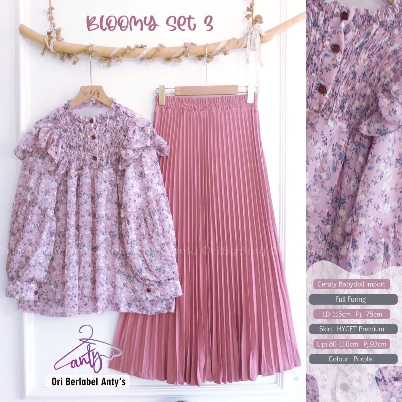 setelan wanita bloomy 3 by Anty