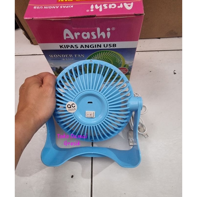 Arashi Wonder Fan Desk Fan USB 631U Kipas angin USB