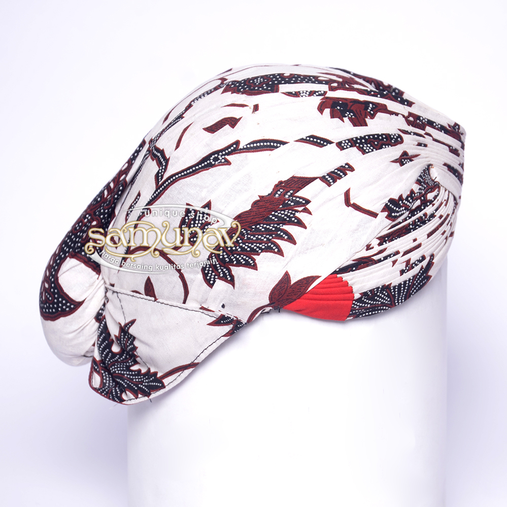 Blangkon Jogja mataram putih wahyu tumurun