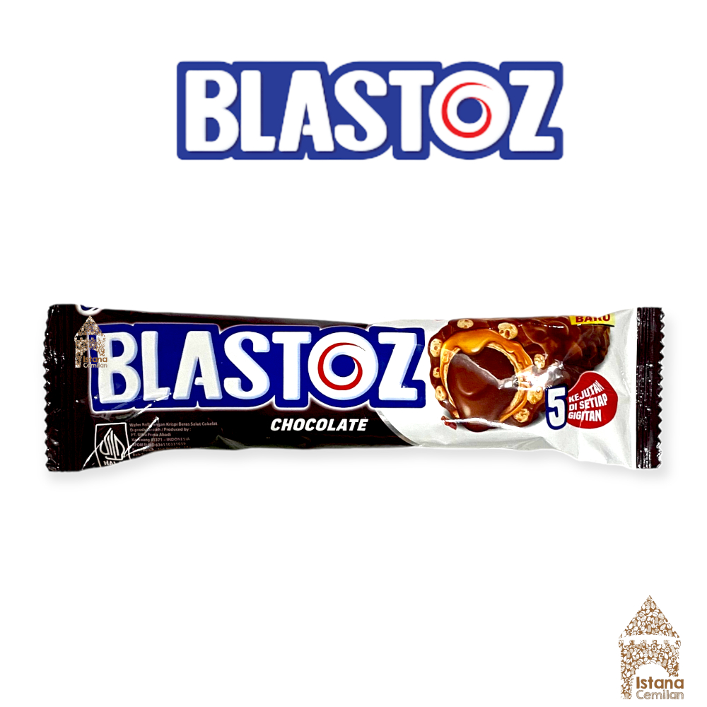 BLASTOZ  Wafer Roll Krispi Cokelat / Crunchy Nuts 24 Gram SATUAN