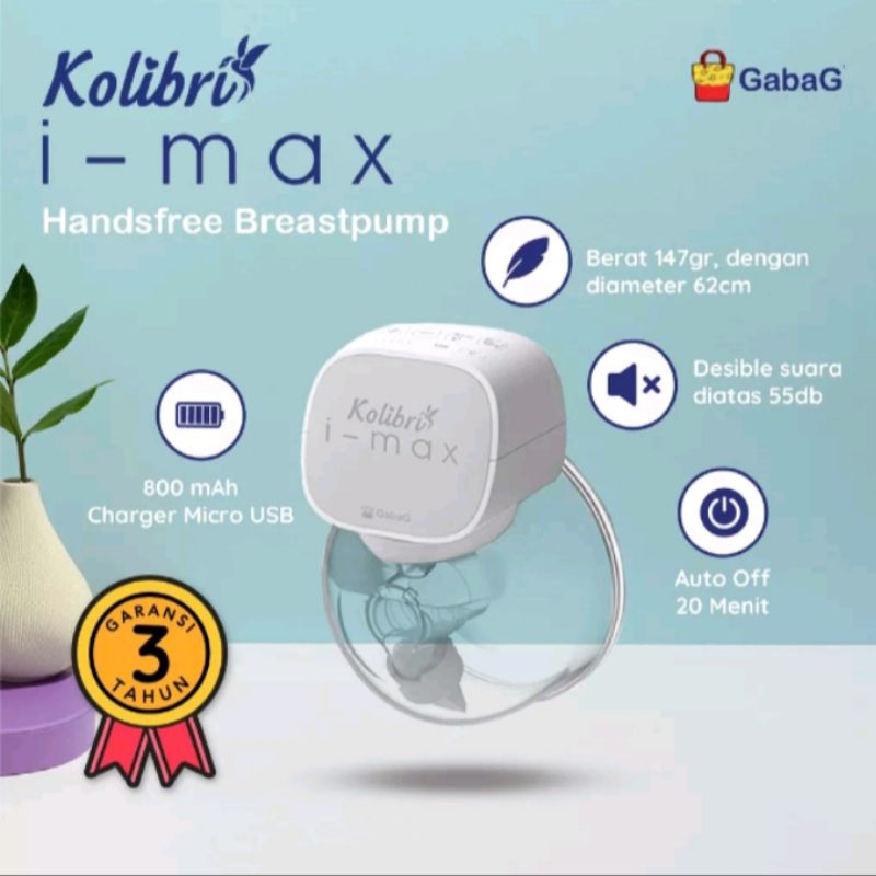 BREAST PUMP POMPA ASI HANDSFREE KOLIBRI I-MAX