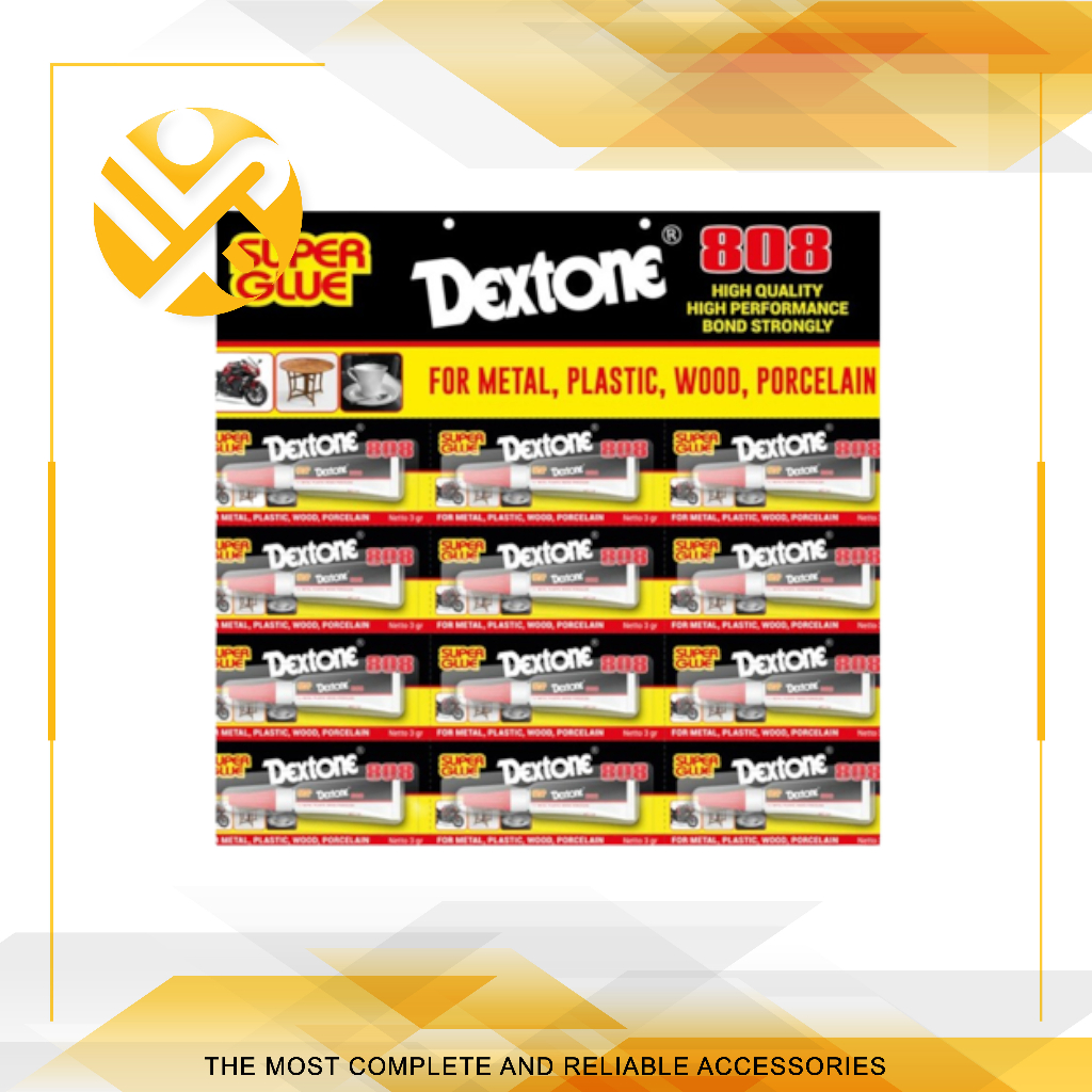 

Lem Dextone Super Glue 808 3 gram Lem Serbaguna