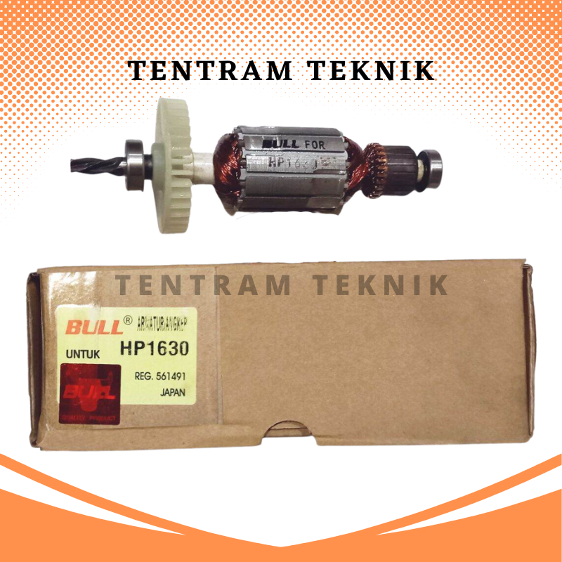Armature Bor Makita Hp1630 Bull / Armature Angker Bor Makita HP 1630 Bull