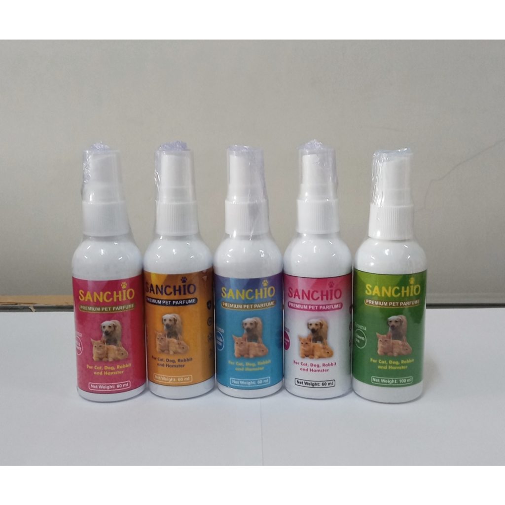 Parfum Sanchio 60 ml Parfum  Wangi Kucing dan Anjing