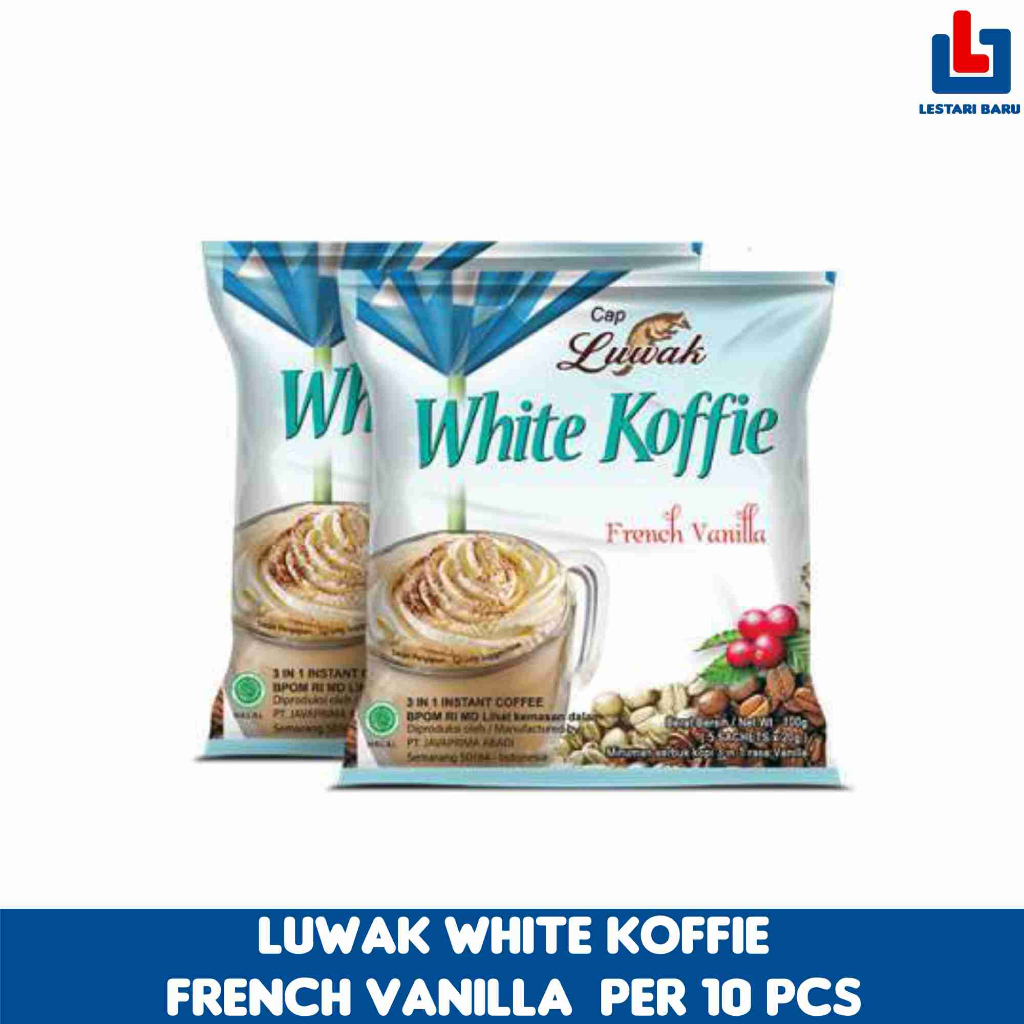 

Luwak White Koffie French Vanilla Per 10 Pcs