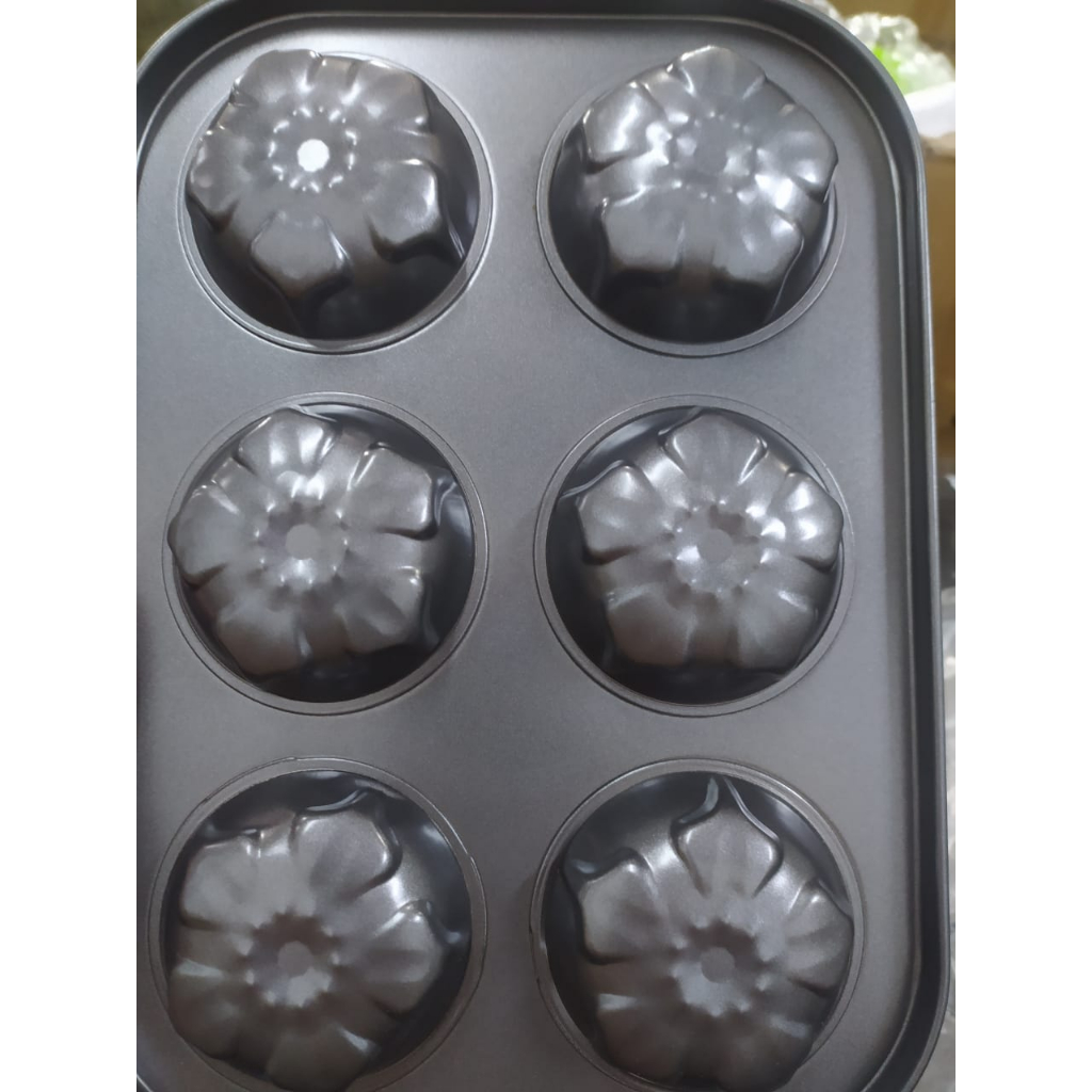 Loyang Muffin 6 Cups / Loyang Cup Cake / Cetakan Kue