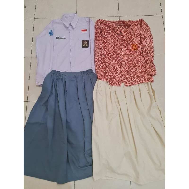 seragam SMAN 8 Ternate preloved