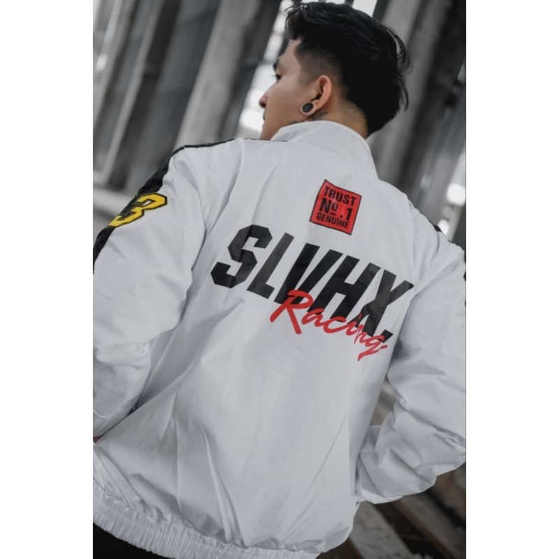 NASCAR RACING JACKET VINTAGE LETS GO THE JOURNEY - Jaket Pria Nascar Racing - Jaket Bomber Motor Balap