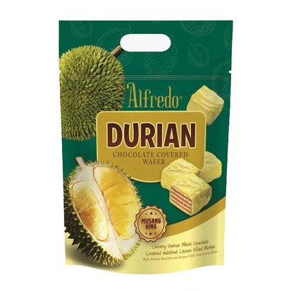 

Alfredo Durian Musang King Chocolate Wafer Coklat Durian Alfredo Chocolate