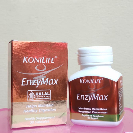 Konilife Enzymax isi 30 Kapsul Membantu Untuk Memelihara Kesehatan Pencernaan // Enzymax Konilife