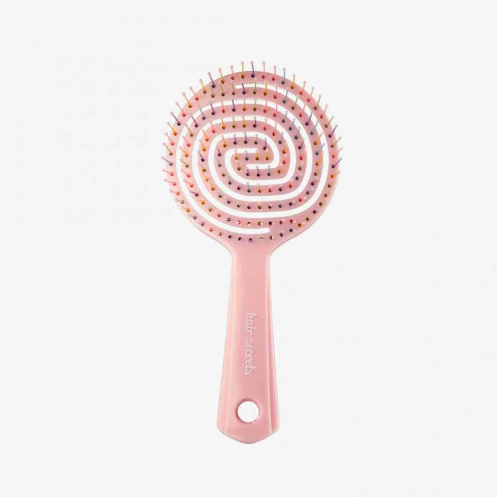 HAIR SECRET SISIR LOLLIPOP ANTI KUSUT / Sisir Anak Hair Secret Anti Kusut Bentuk Bulat