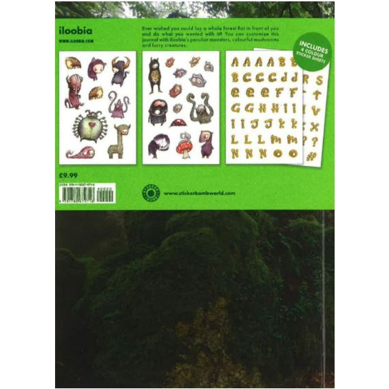 Buku Stiker Anak - STICKERBOMB JOURNAL CREATURES