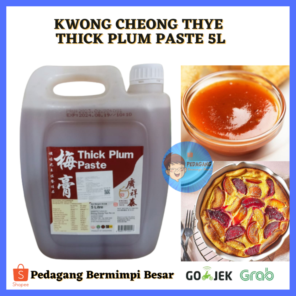 Kwong Cheong Thye Thick Plum Paste 5L/ Saus Plum