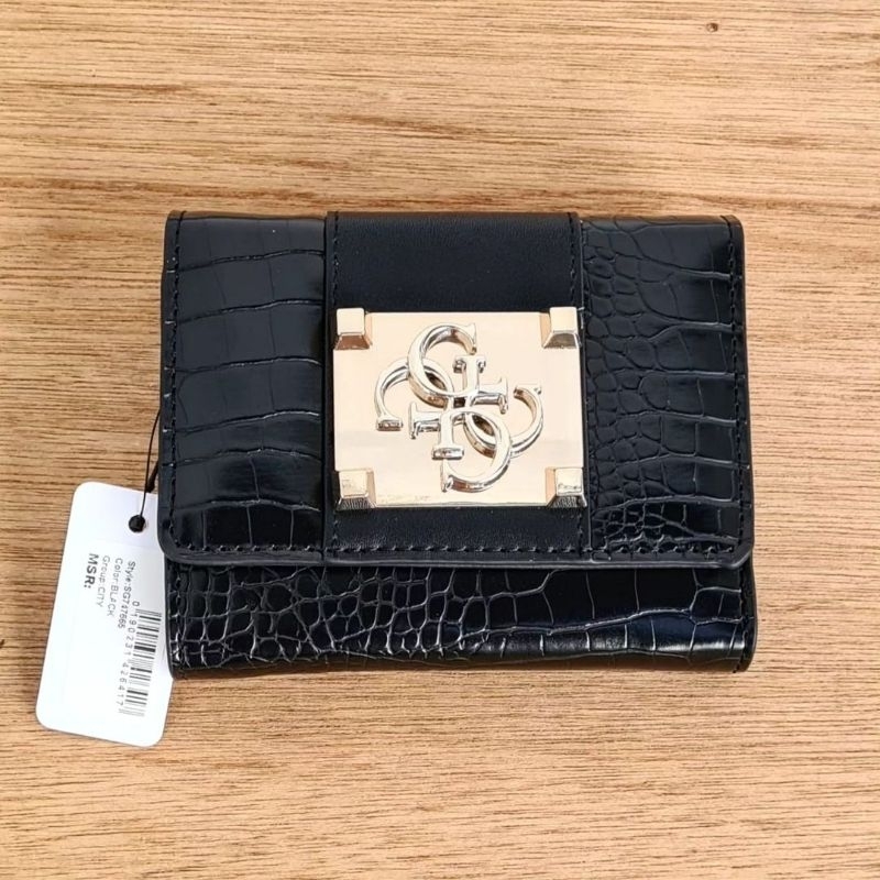 GUESSS Logo City Trifold Wallet