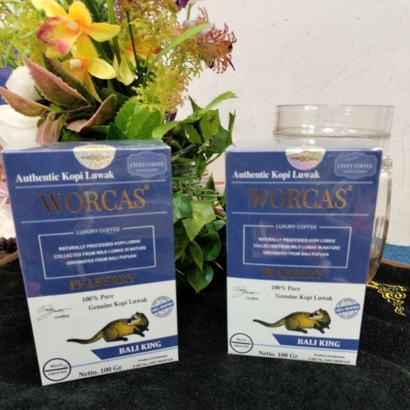 

kopi luwak liar asli 100 gr peaberry 100%pure ud ad sertifikat di dalam ny