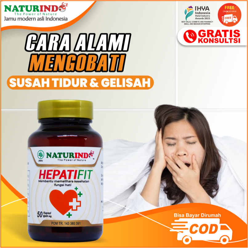 INSOMNIA OBAT SUSAH TIDUR SULIT TIDUR MALAM HERBAL INSOMNIA HERBAL HEPATIFIT NATURINDO