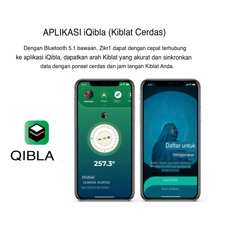 Cincin Tasbih Digital SKMEI ZIKR iQibla Tasbih Smart Ring Bluetooth Connect WATCHKITE WKOS