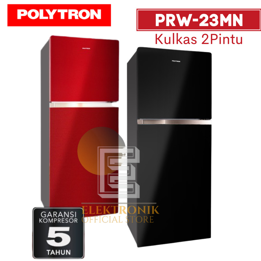 KULKAS 2 PINTU POLYTRON PRW 23MN R/X Kulkas 2 pintu PRW23MN/PRW23MNR/PRW23MNX/PRW 23MNX/POLYTRON Kul