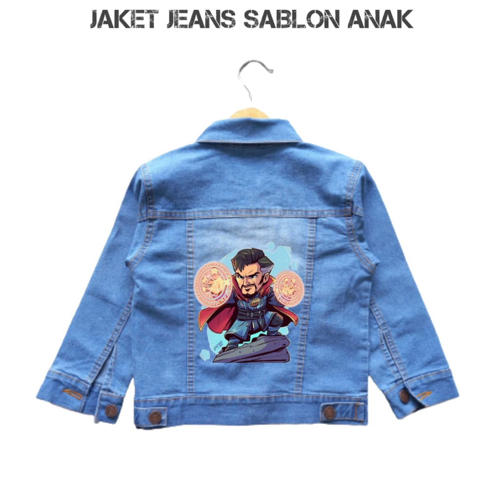 JAKET SABLON KARAKTER ANAK 1-12 TAHUN