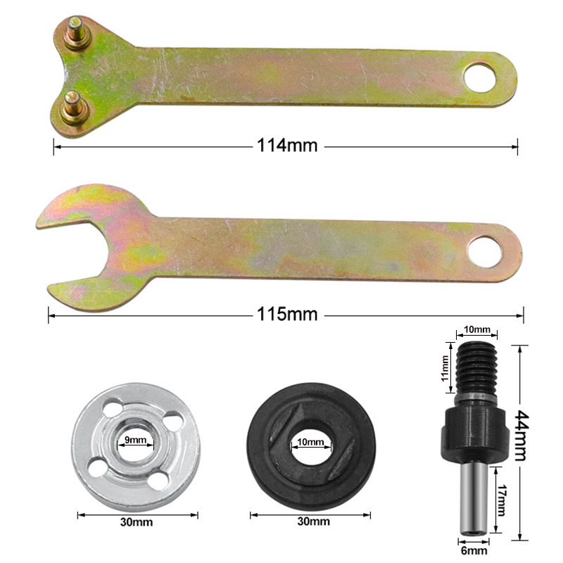 ADAPTOR MESIN BOR KE MESIN GERINDA INNER OUTER SET M10 DENGAN PENGUNCI