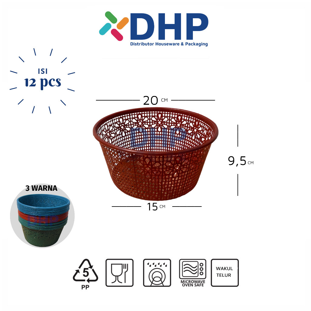 Wakul Besek Tradisi (TELUR BESAR) ISI 12 PCS Catering Keranjang Plastik Murah Syukuran Hajatan Slametan