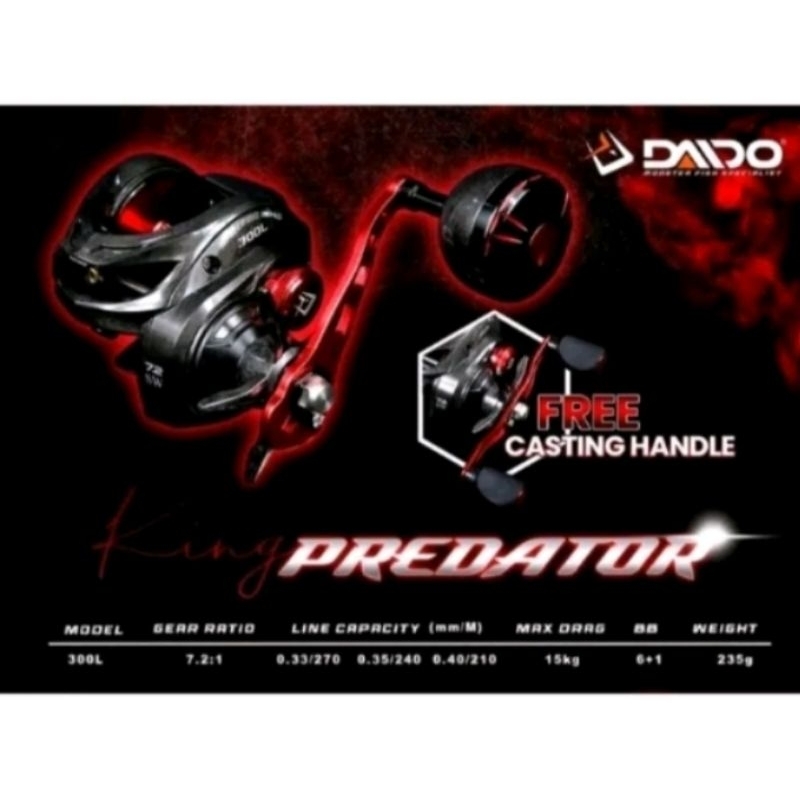 Reel BC Daido King Predator 400L