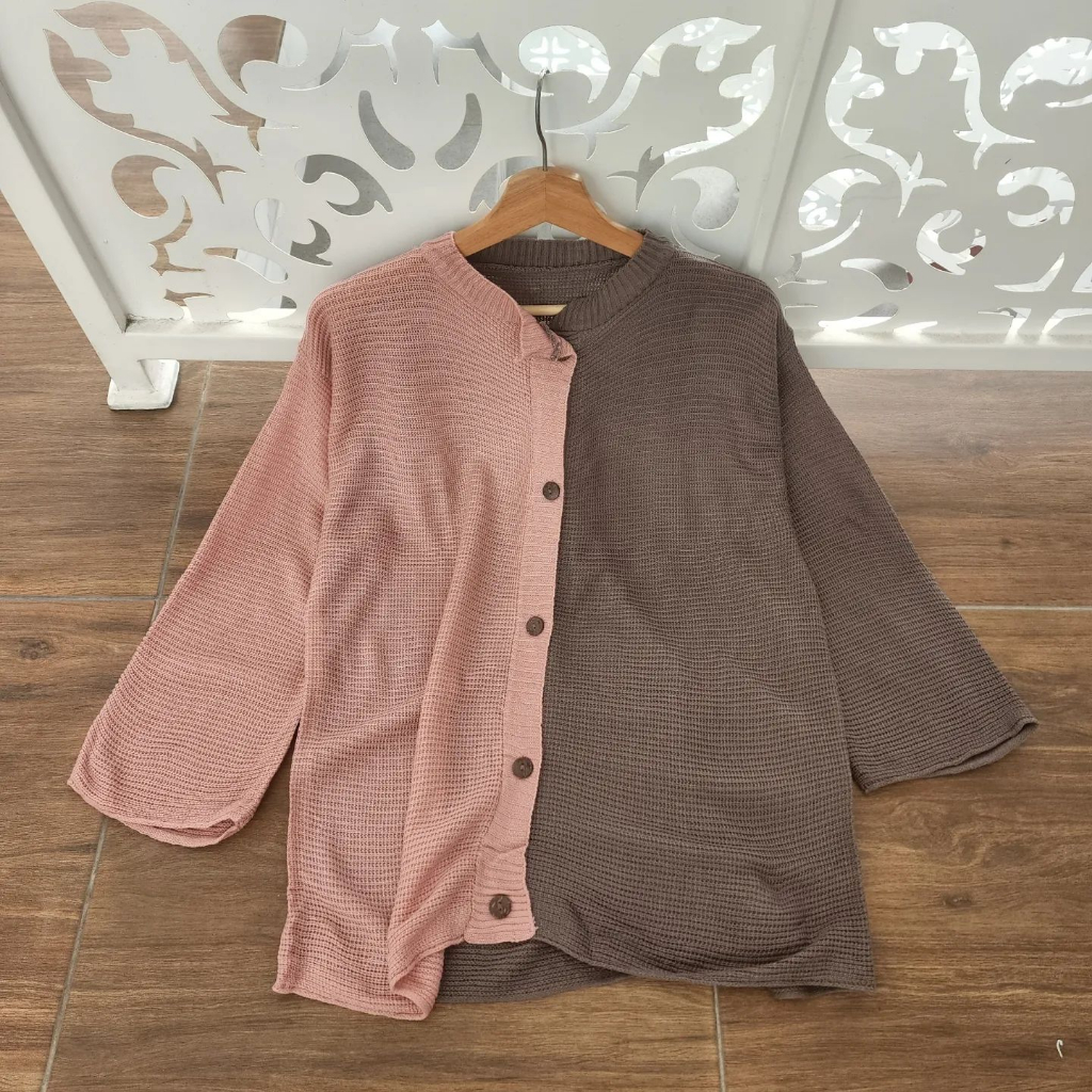 (COD Free Ongkir) KAY OUTHER CARDY RAJUT  Wanita Murah Terbaru Trendy Grosir Pakaian Outwear Bandung