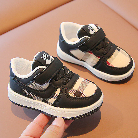 babyfit [size 16-26] NIKIE KOTAK sepatu sneakers anak sekolah cewek cowok import ty-0908r