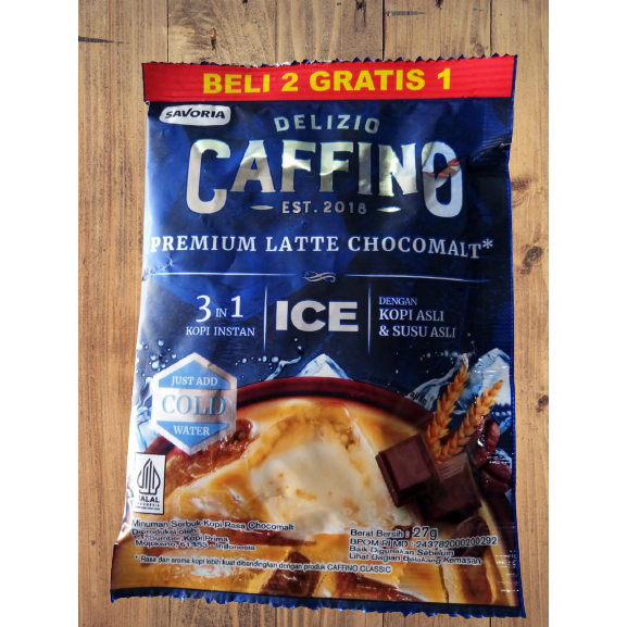 

Caffino Barista Premium Latte Ice Chocomalt [27 Gr/1 Pc]