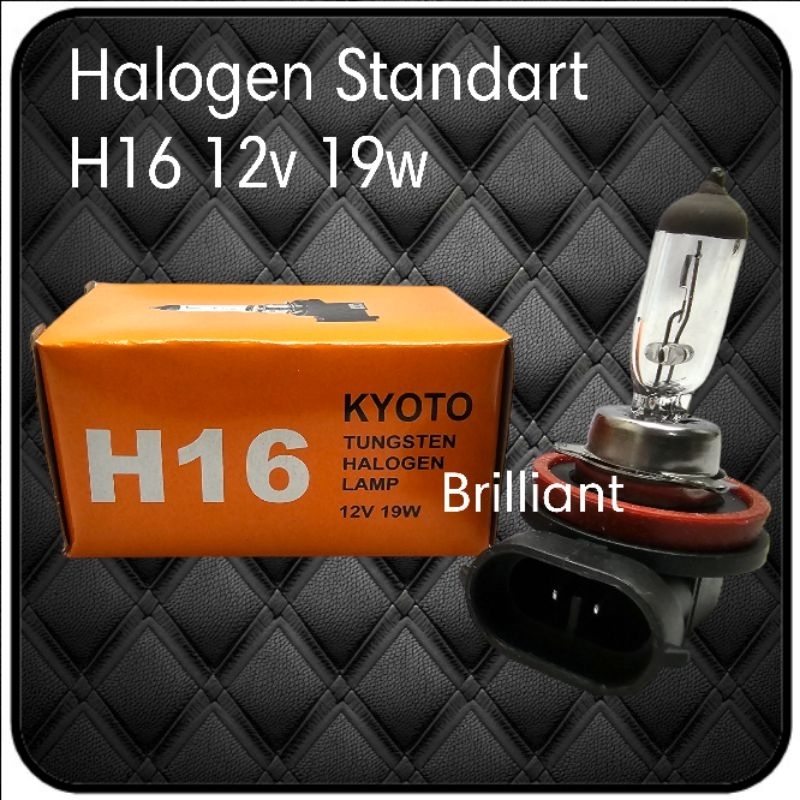 Bohlam Lampu Halogen - H3 H4 H7 H11 H16 HB3 HB4 - Nyala Standart - Satuan