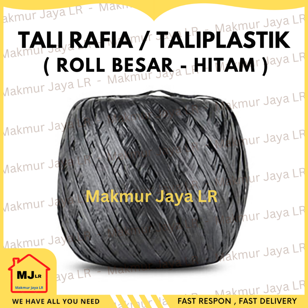 

Tali Rafia - Tali Plastik Roll Besar - Tali Pengikat Barang Serbaguna multifungsi