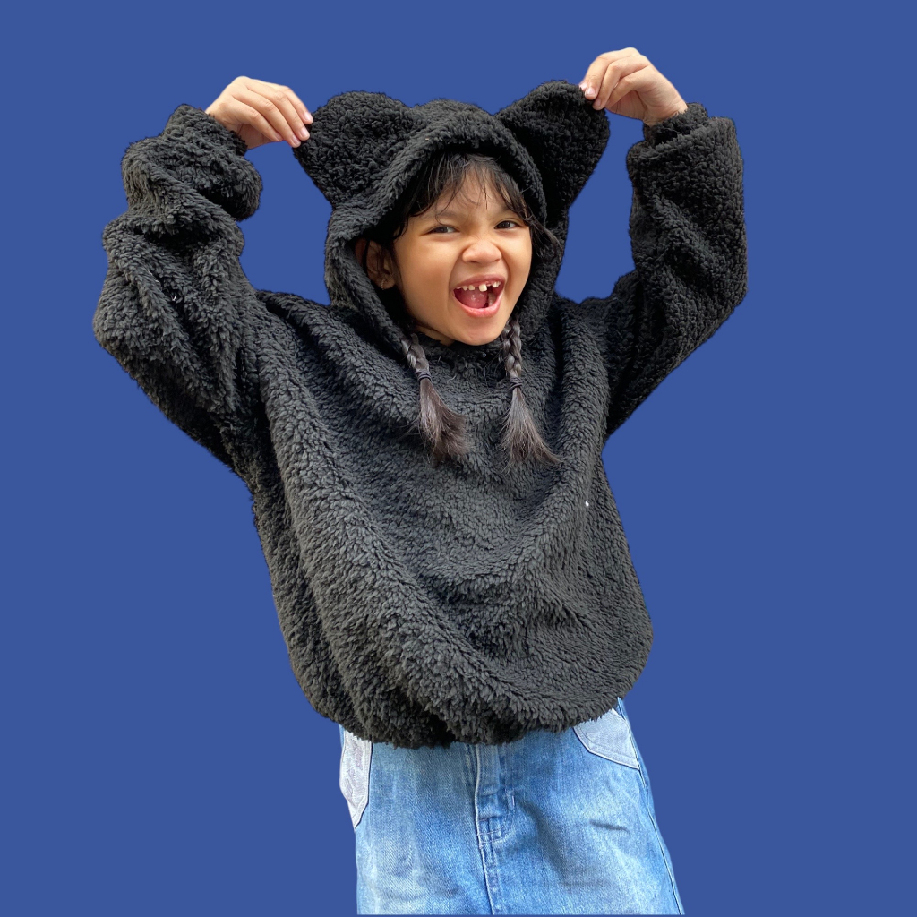 HOODIE SHERPA ANAK LAKI-LAKI DAN PEREMPUAN