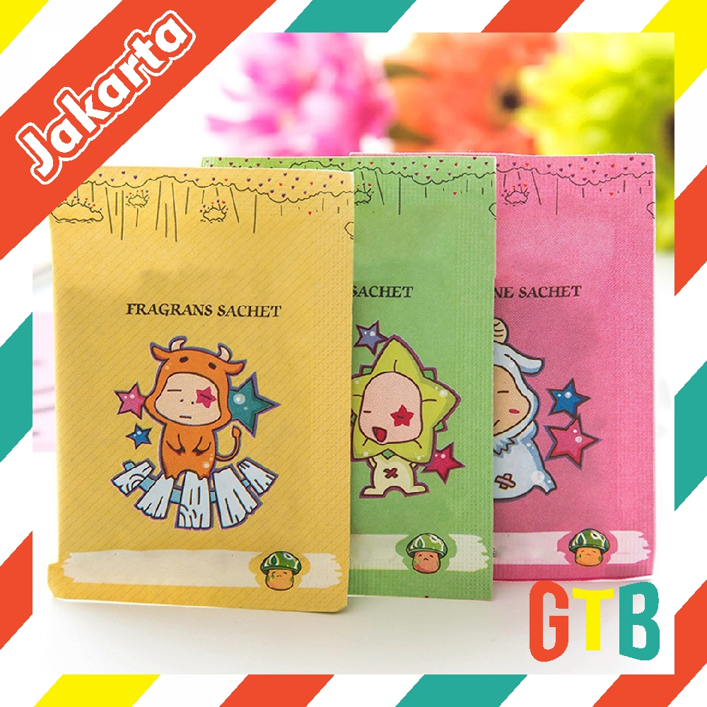 ❤️GTB❤️ Pengharum Ruangan Pewangi Tas Laci Lemari Mobil Toilet Kamar Harum Wangi Sachet Aroma R904