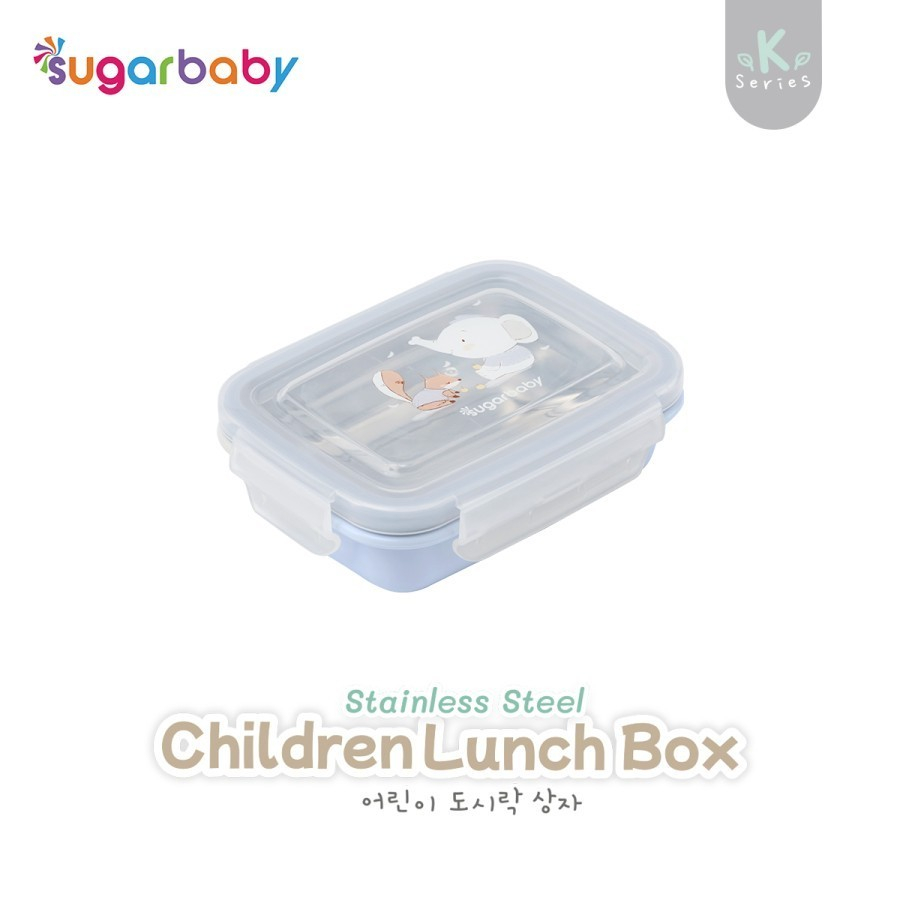 Sugar baby Stainless Steel Children Kids Lunch box | Kotak Makan Anak