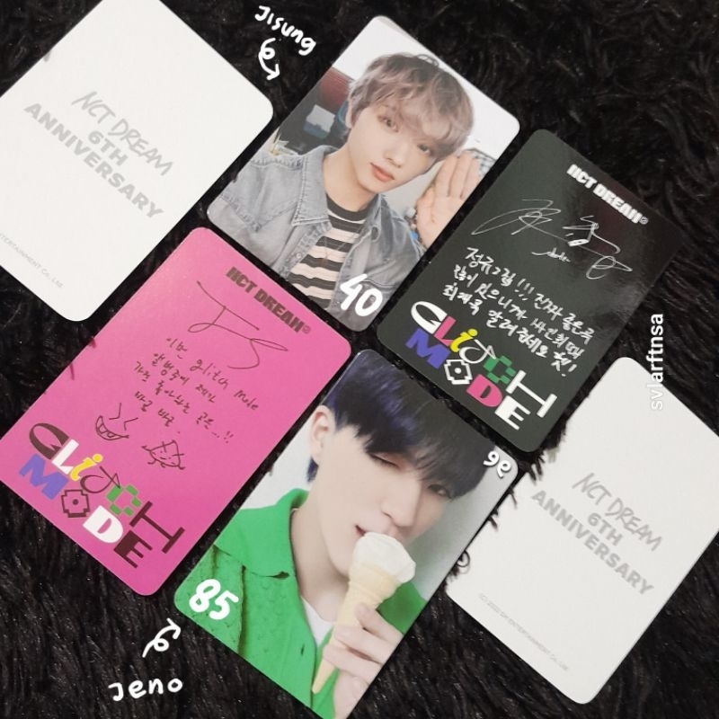 photocard official nct dream jeno jisung new school boring hot sauce pc poca ice cream