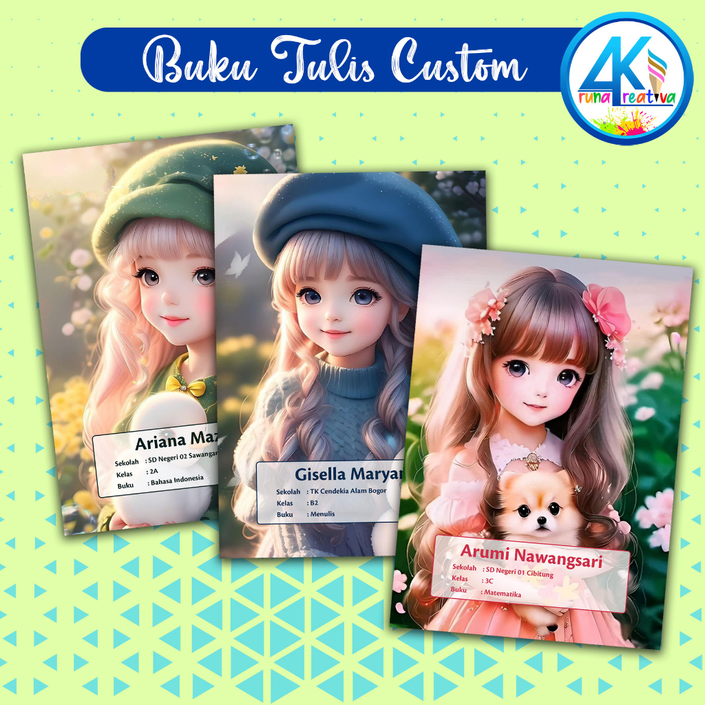 

Arunakreativa - Buku Tulis Sekolah Custom 11-20