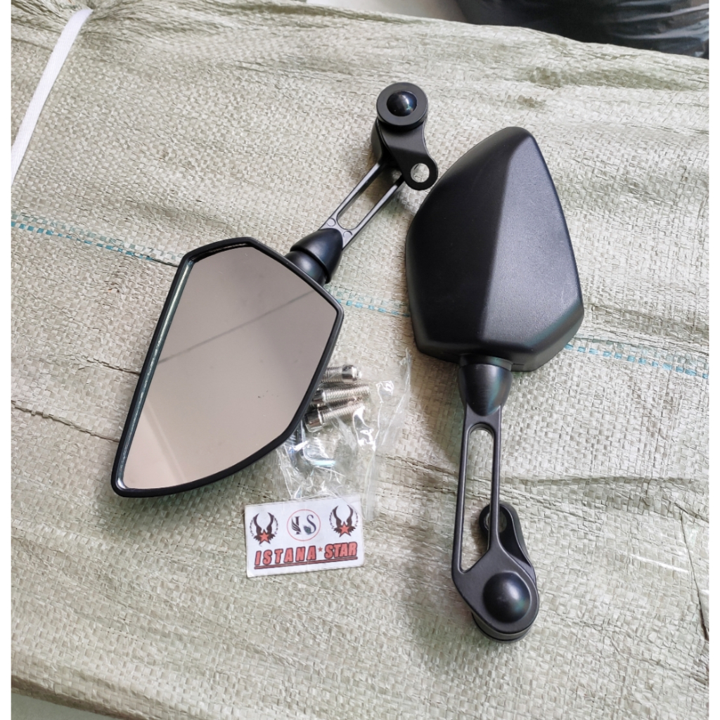 Spion Model Ducati Universal Spion Motor Yamaha Nmax Aerox Vario Soul gt Vixion Cb-150R r15 ninja r rr new merk moscow kaca bening Nmax Aerox Pcx Adv Vario R15 Cbr Dll