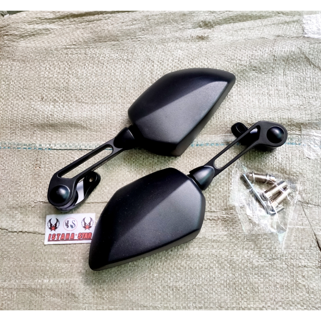 Spion Model Ducati Universal Spion Motor Yamaha Nmax Aerox Vario Soul gt Vixion Cb-150R r15 ninja r rr new merk moscow kaca bening Nmax Aerox Pcx Adv Vario R15 Cbr Dll