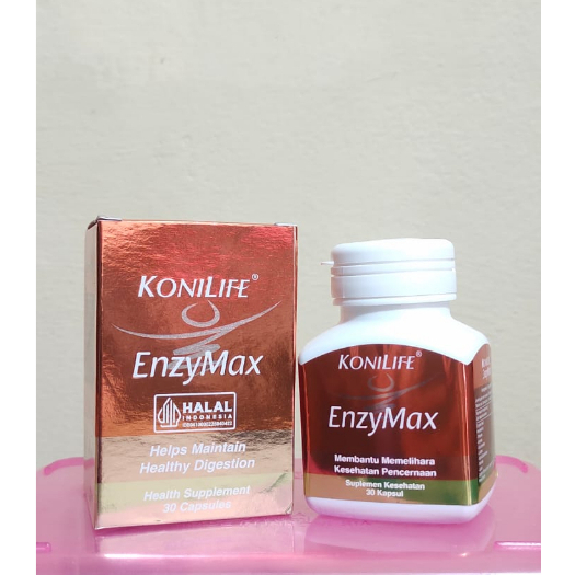 KONILIFE ENZYMAX BOTOL (ISI 30 KAPSUL) MEMELIHARA KESEHATAN PENCERNAAN // ENZYMAX KONILIFE
