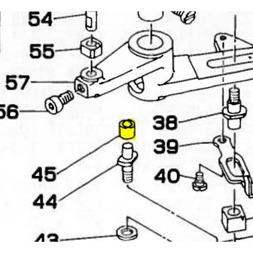 Feed Cam Roller B2502-280-B0B Original Taiwan Mesin Jahit Bartack YX-1850 / LK-1850