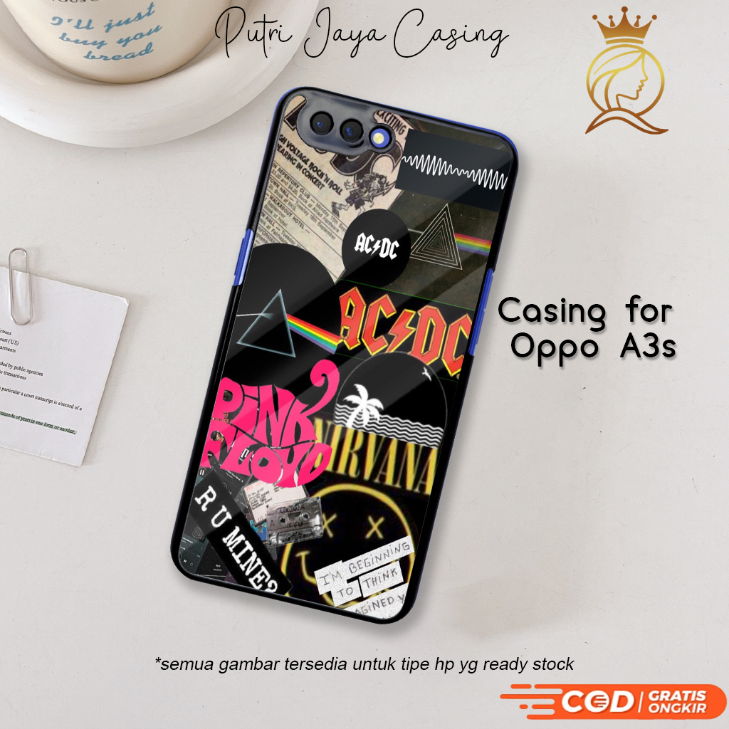 Case Hp Oppo A3s Oppo A3s Casing Oppo A3s Motif AESTHEBAND3 Casing Terbaru Case Karakter Lucu Keren 