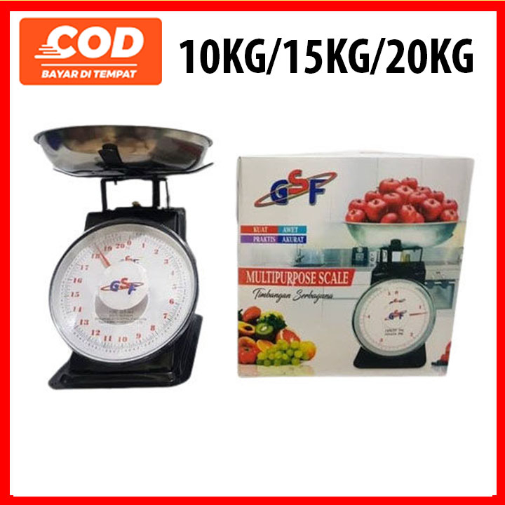 GSF timbangan analog 10kg/timbangan buah/timbangan barang new