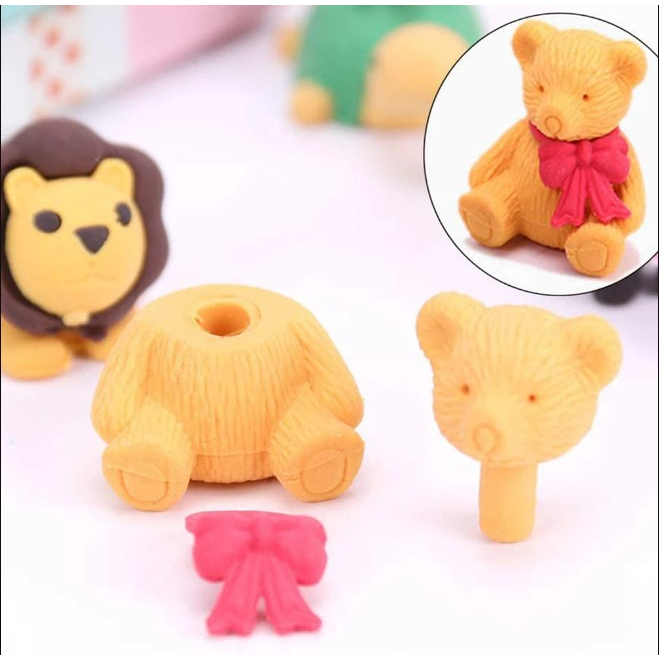 Penghapus Motif Binatang Lucu Keren / Eraser Karakter STY34