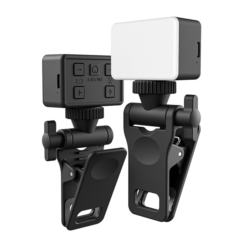 Lampu Smartphone Magnetic Fill Light Support Stabilizer 8 Color Atur Kecerahan Optimal Ringkas Tanpa Kabel