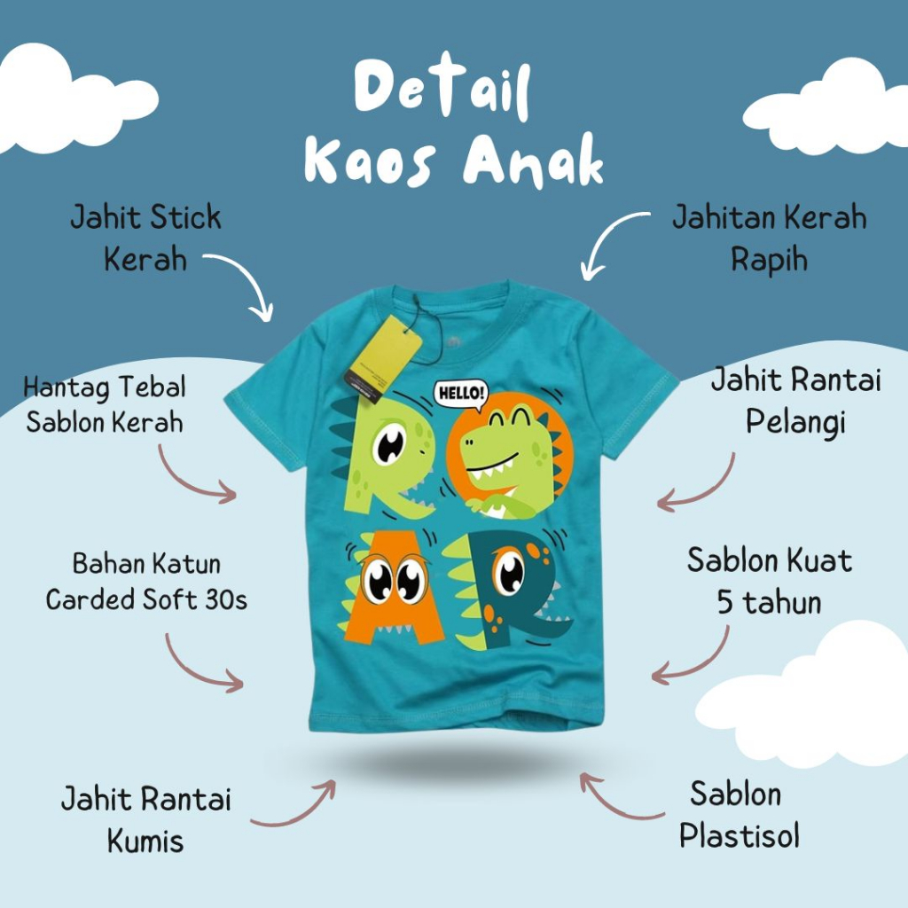 Baju Anak lakilaki Karakter kartun Baju Kaos Anak Grosir Cewek JERAPAH BASKET IJO SAMPUR Bandung