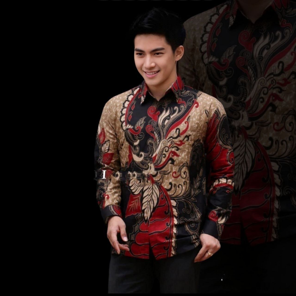 BAJU BATIK PRIA ABADI BATIK KEMEJA BATIK PRIA LENGAN PANJANG PREMIUM SIZE M L XL XXL REGULER